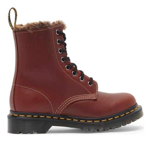 Dr. Martens | 1460 Serena Aburzzo Lug Sole Leather Boots - Picture 3 of 9